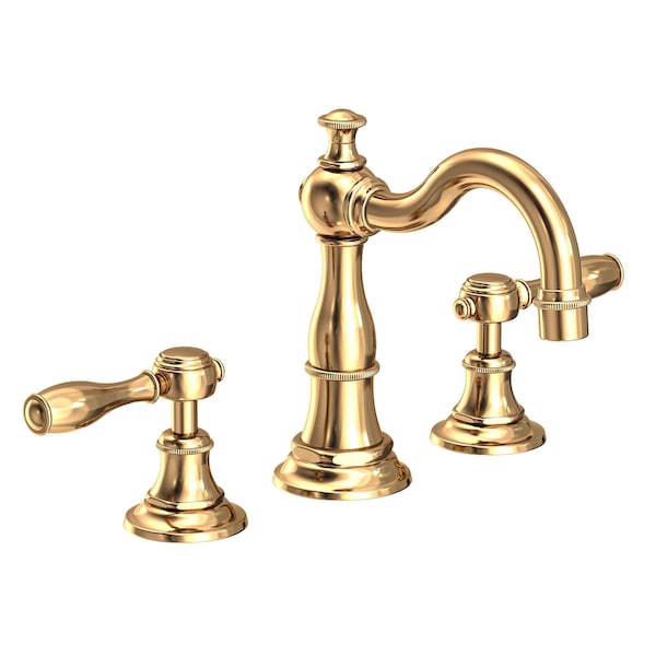 Newport Brass Widespread Lavatory Faucet in Polished Brass Uncoated (Living) 1770-03N - main